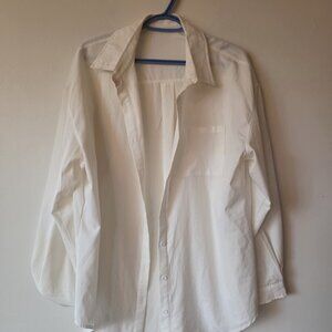 Classic White Button-Down Shirt